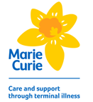 Marie Curie Care and Support through terminal illness logo